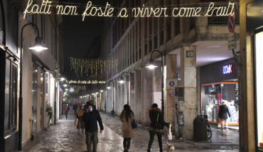 LUMINARIE DANTE E NATALE 2020 CENTRO RAVENNA