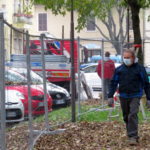 I lavori al parco di piazza Dante, a Faenza