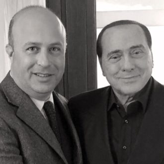Silvio Berlusconi E Nazzareno Carusi © Archivio Privato