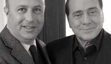 Silvio Berlusconi E Nazzareno Carusi © Archivio Privato
