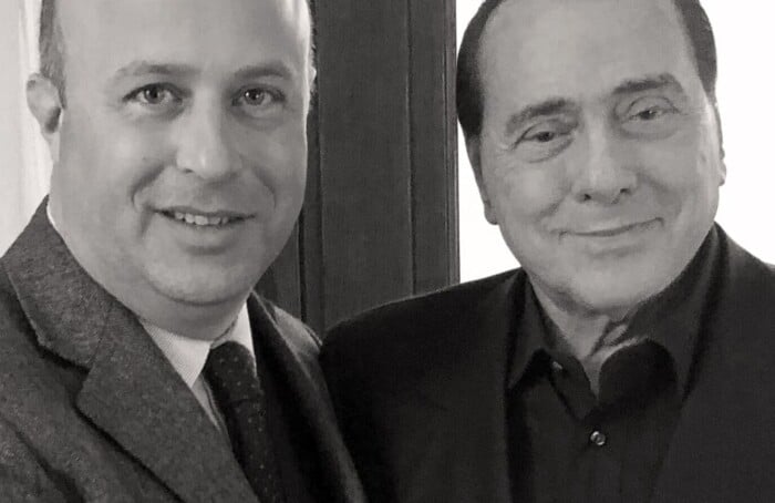 Silvio Berlusconi E Nazzareno Carusi © Archivio Privato