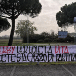 Striscione Ultras Derby