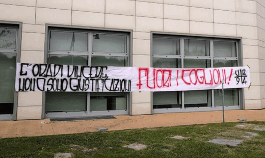Striscione Ultras Ravenna