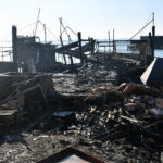 INTERVENTO VIGILI DEL FUOCO PER INCENDIO CAPANNO PIALASSA PIOMBONI A MARINA DI RAVENNA (RA)