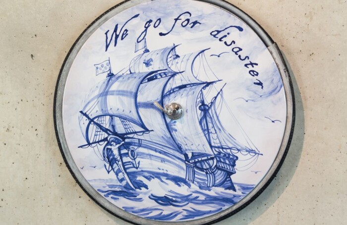 Nero Alessandro Neretti One Bicycle Wheel. We Go For Disaster 2017. Museum Beelden Aan Zee L’Aja. Courtesy The Artist. Photo Andrea Piffari