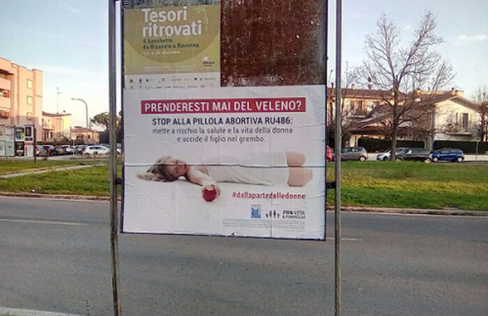 Ravenna 03 pillola abortiva manifesti pro vita
