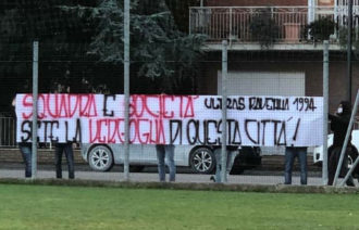 Striscione Ultras Ravenna