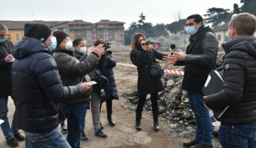 PRESENTAZIONE CON SINDACO MICHELE DE PASCALE PARCO IN EX CASERMA MILITARE RAVENNA