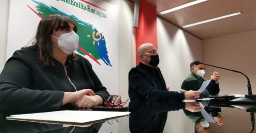 Foto Conferenza Stampa Bonaccini Corsini