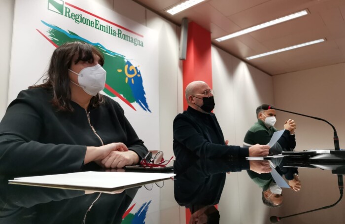 Foto Conferenza Stampa Bonaccini Corsini