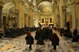 SANTA MESSA PER VITTIME COVID VESCOVO LORENZZO GHIZZONI DUOMO RAVENNA