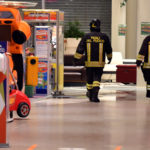 INCENDIO CENTRO COMMERCIALE MAIOLICHE NEGOZIO CARPISA A FAENZA (RA)