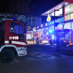 INCENDIO CENTRO COMMERCIALE MAIOLICHE NEGOZIO CARPISA A FAENZA (RA)