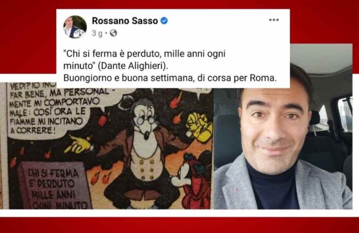 Roberto Sasso Gaffe Citazione