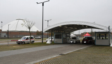 DRIVE THROUGH TAMPONE COVID PARCHEGGIO PALA DE ANDR RAVENNA