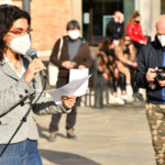 MANIFESTAZIONE NO DAD IN PIAZZA KENNEDY A RAVENNA