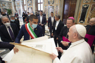 SS Francesco Sala Clementina Delegaxzione Dell’Arcidiocesi Di Ravenna Cervia In Occasione Dell’Anno Dantesco