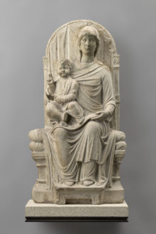 40 La Vergine E Il Bambino In Trono Louvre