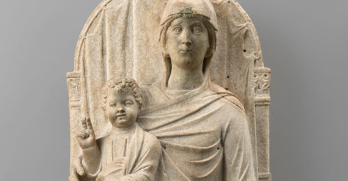 40 La Vergine E Il Bambino In Trono Louvre