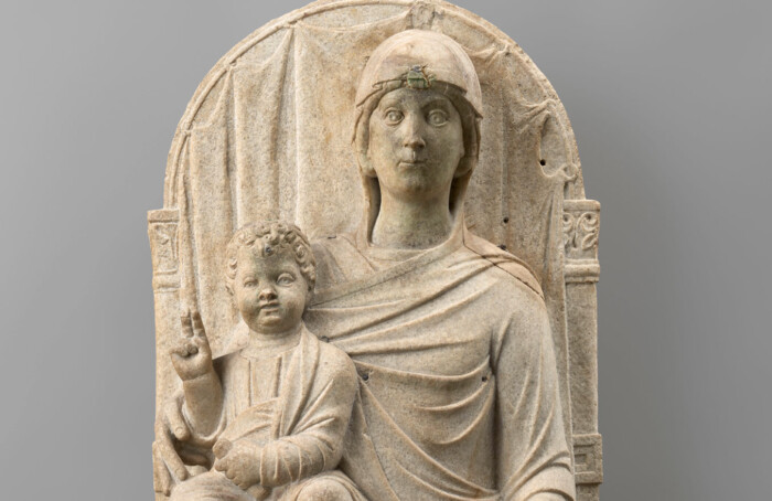 40 La Vergine E Il Bambino In Trono Louvre