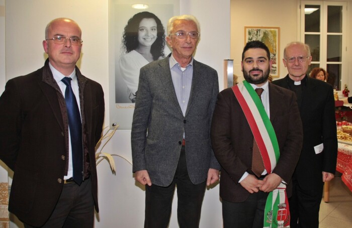 Giovanni Corelli Grappadelli E Il Sindaco Ranalli In Occasione Dei 5 Anni Dell'Hospice