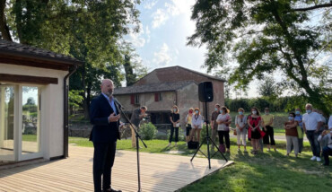 Il Presidente Bonaccini mulino scodellino