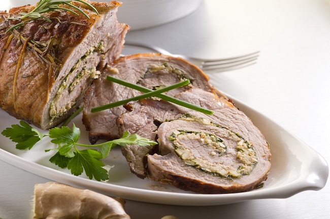 Arrosto Farcito Con Spinaci, Mele E Noci