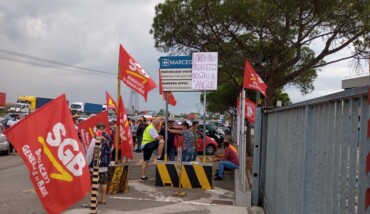 Protesta Marcegaglia Lavoratori
