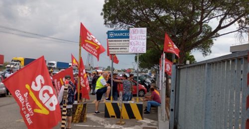 Protesta Marcegaglia Lavoratori