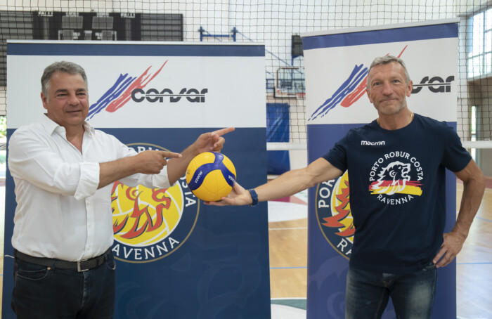 RAVENNA 14/06/21. VOLLEY PALLAVOLO. Emanuele Zanini Nuovo Allenatore Della CONSAR Porto Robur Costa.