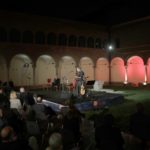 11–09 2021 ; Ravenna; Chiostri . Festival Dante 2021 Enrico Mentana , E Mogol