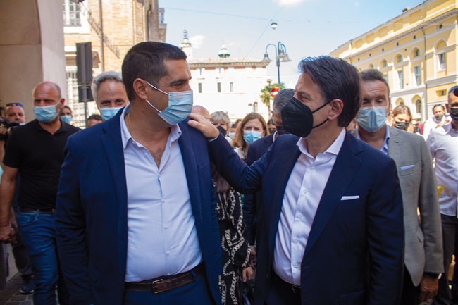 Michele De Pascale E Giuseppe Conte