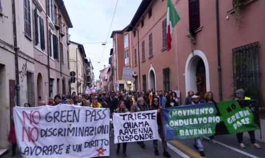 Manifestazione No Vax