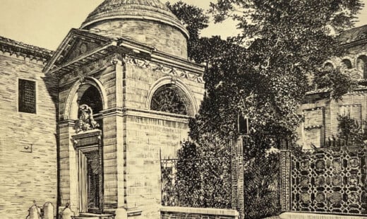 Tomba Di Dante Incisione