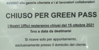 Chiuso Per Green Pass