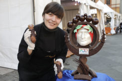 11 11–2021 Ravenna Confcommercio Inaugurazione Art E Ciocc , Cioccolato In Piazza Del Popolo
