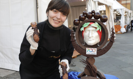 11 11–2021 Ravenna Confcommercio Inaugurazione Art E Ciocc , Cioccolato In Piazza Del Popolo