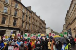 Manifestazione FFF Glasgow