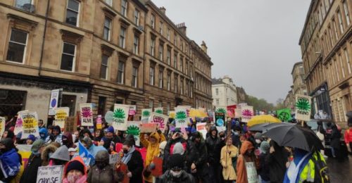 Manifestazione FFF Glasgow