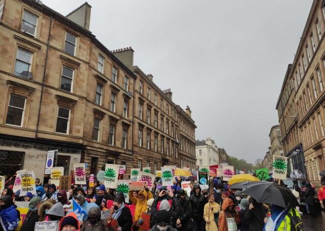 Manifestazione FFF Glasgow