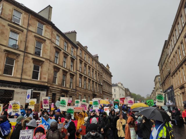 Manifestazione FFF Glasgow