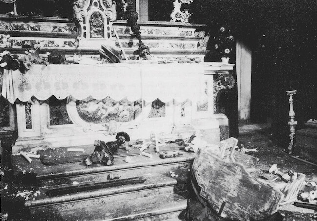 S. Maria Del Suffragio Profanata