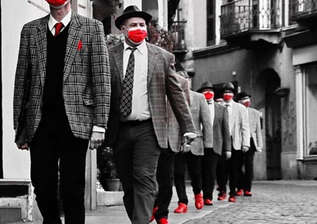 Uomini Scarpe Rosse