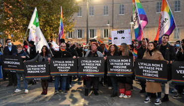 Protesta Piazza Kennedy Ravenna Arcigay Ddl Zan