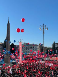 Manifestazione Roma 16dicembre