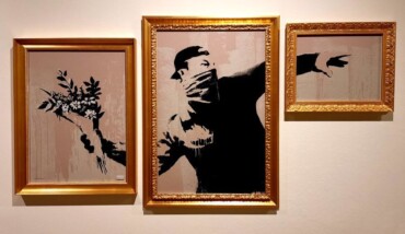 Banksy, Flower Thrower 