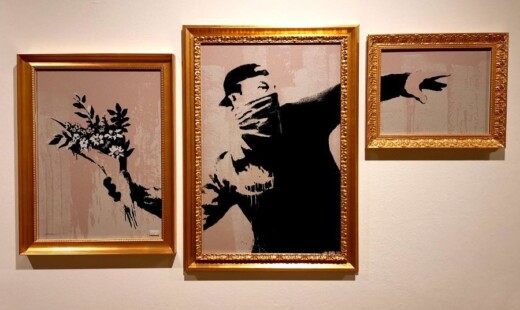Banksy, Flower Thrower