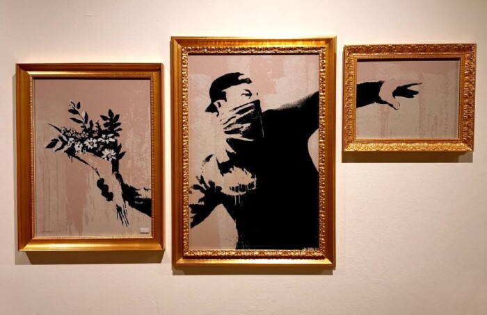Banksy, Flower Thrower