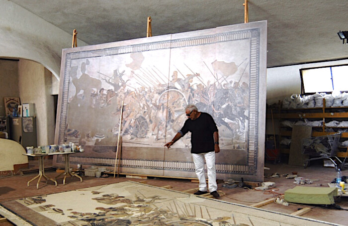 Carnoli Mosaico Battaglia Alessandro