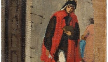 Dante Sulla Porta Della Casa Degli Alighieri